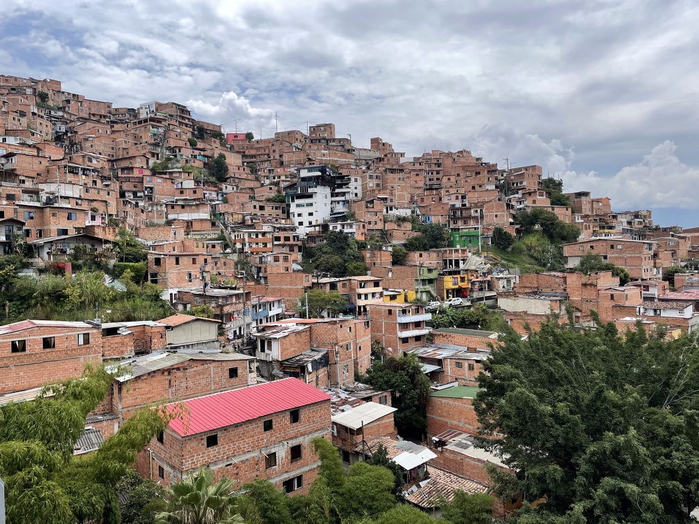 A view of the hillside Comuna